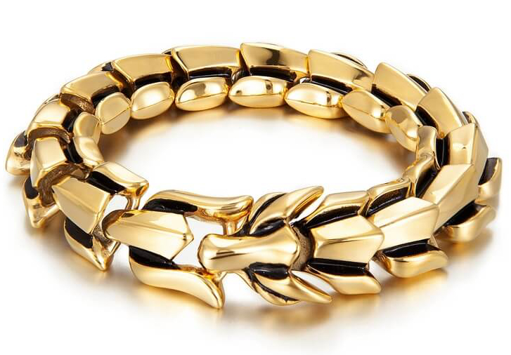 Varia Design Wolf-Viking Gold bracelet