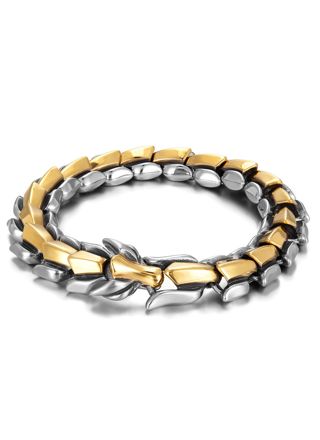 Varia Design Wolf-Viking Silver/Gold bracelet