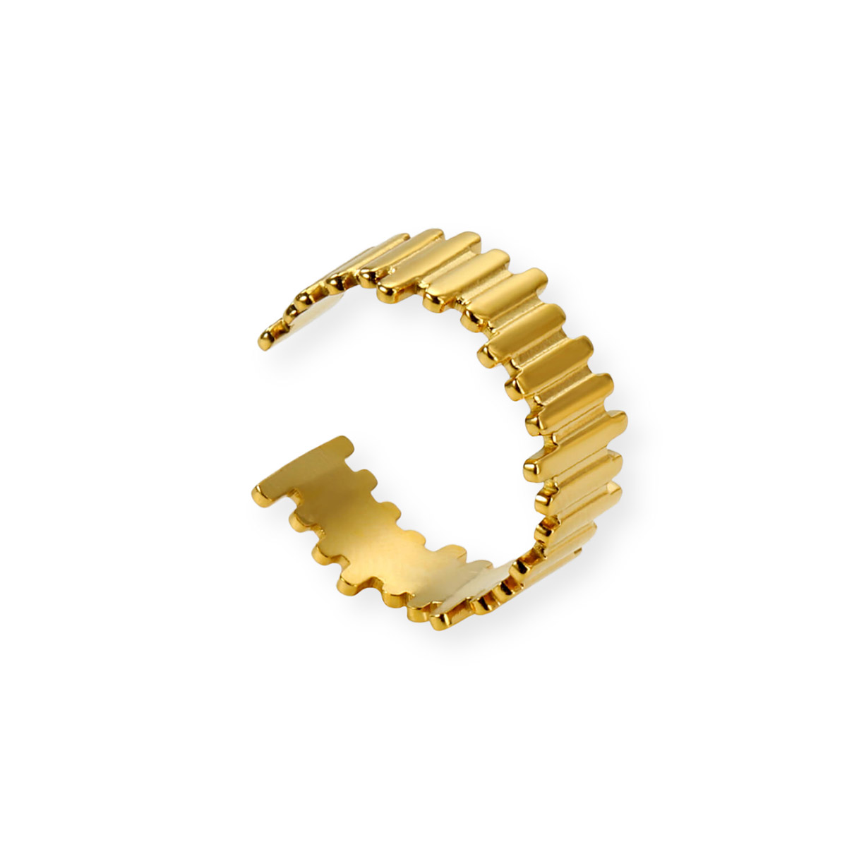 Madoww Vault adjustable gold-plated ring