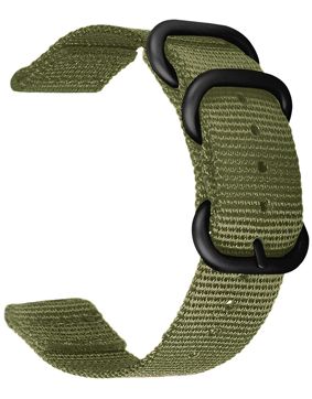 Tiera green nylon strap