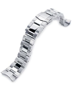 MiLTAT Hexad Oyster Brushed/Polished steel band Seiko Samurai SS221805P2S066