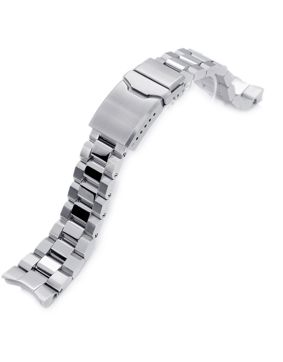 MiLTAT Hexad Oyster Brushed/Polished steel band Seiko Samurai SS221820BPS066