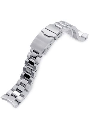 MiLTAT Hexad Oyster Brushed/Polished steel band Seiko Samurai SS221820BPS066