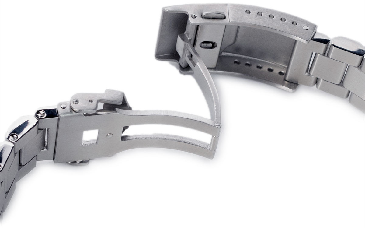 Seiko Samurai Strapcode Hexad Oyster MiLTAT Hexad Oyster Brushed - Main Image