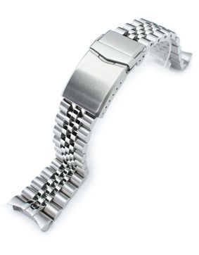 MiLTAT Super 3D Jubilee Brushed steel band for Seiko SKX SS221820B020