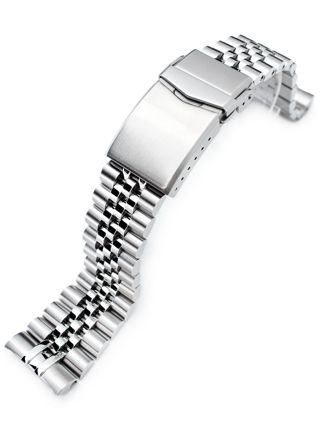 MiLTAT Super 3D Jubilee Brushed steel band for Seiko Turtle SS221820B046