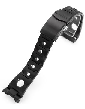 MiLTAT Rollball PVD Black steel strap for Seiko SKX series SS221820BBK088
