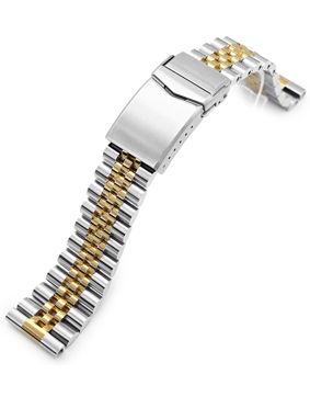 MiLTAT Super-J Louis 22mm Straight End steelbracelet SS221820PGD020S