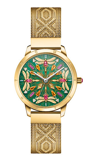 Thomas Sabo Kaleidoscope dragonfly gold turquoise WA0369-264-211-33 MM 