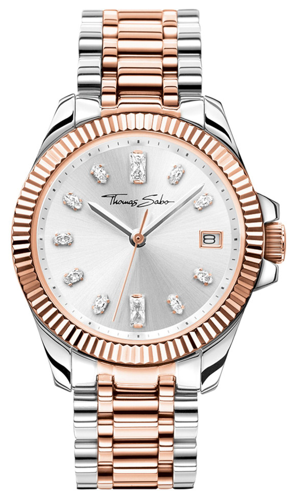 Thomas Sabo two-tone rose gold silver WA0371-277-201-33 MM