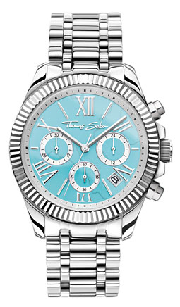 Thomas Sabo chronograph watch WA0397-201-201-38 MM