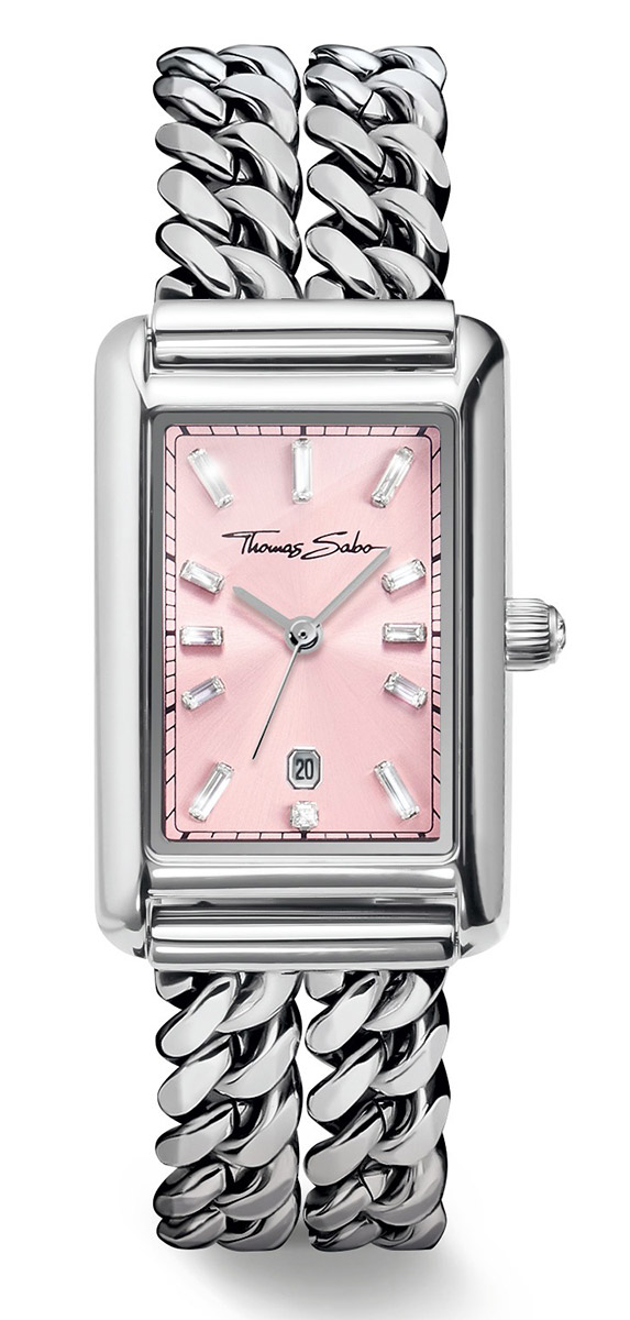 Thomas Sabo Rechteckig women's watch WA0454-201-204-22 MM