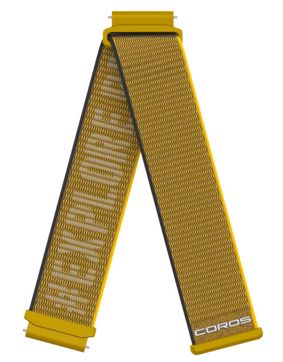 COROS APEX 2 Nylon Strap Yellow 20 mm WAPX2-WB-YEL-N