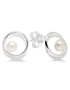 Hoops genuine pearl 4mm WE-64981P