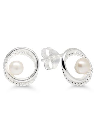Hoops genuine pearl 4mm WE-64981P