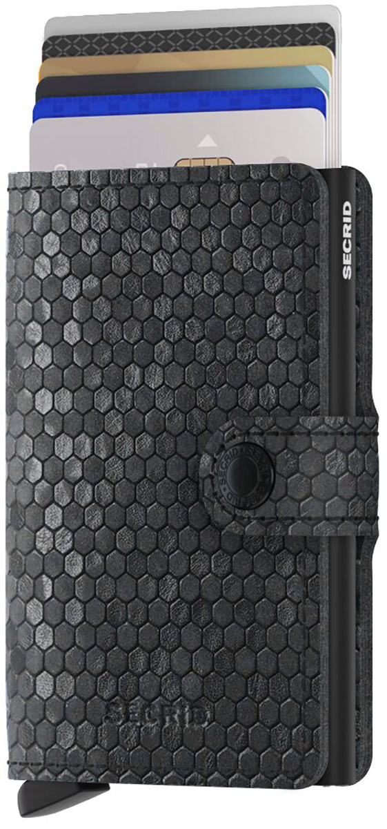 Secrid Miniwallet Hexagon Black