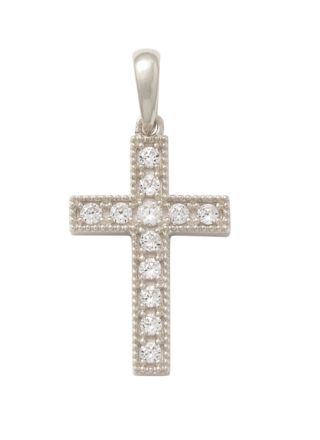 Lykka Crosses white gold- cross pendant