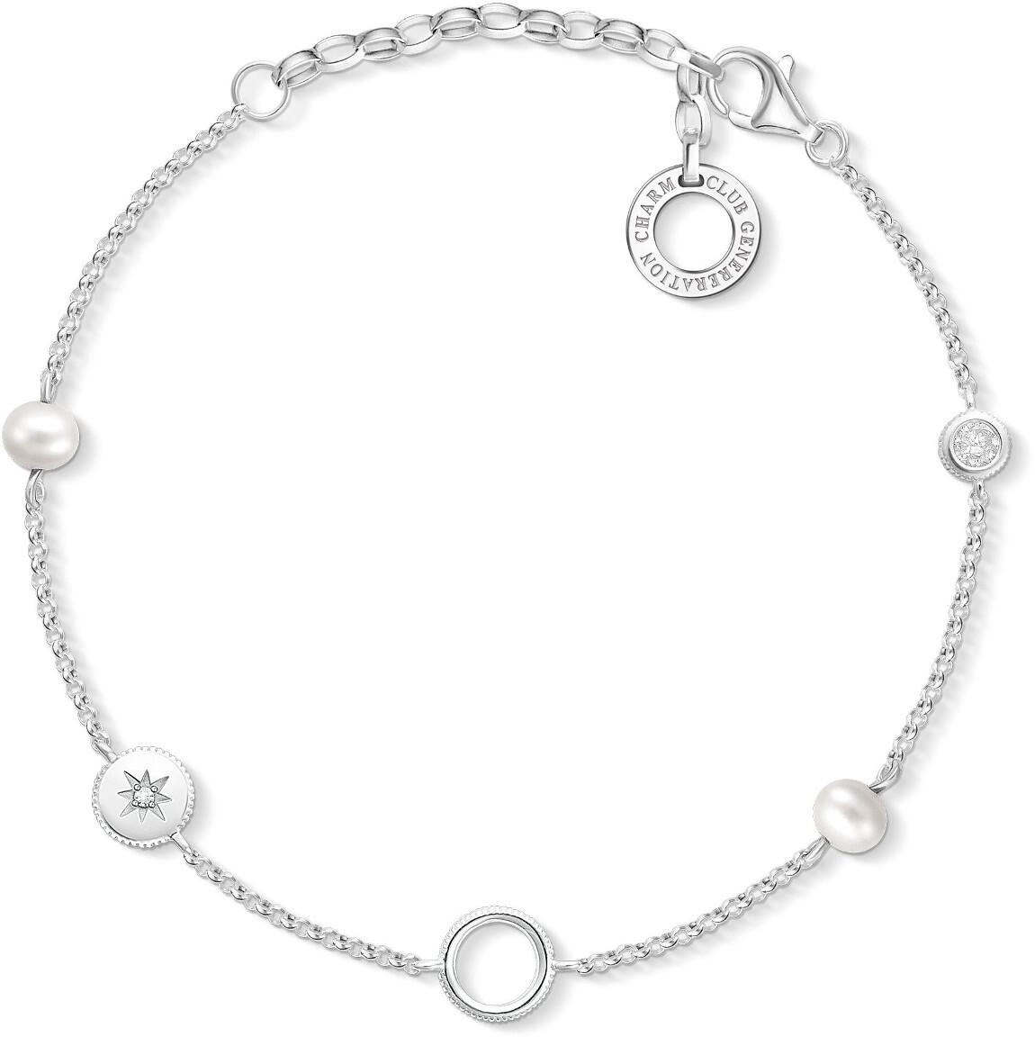 Thomas Sabo Charm Club Pearls Bracelet X0273-167-14