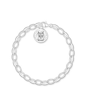 Thomas Sabo Haribo silver charm bracelet with goldbears logo X0291-001-21