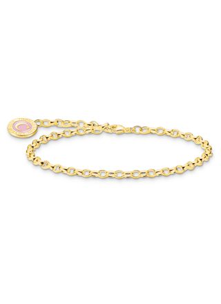 Thomas Sabo Charm Club Charmista charm bracelet gold pink X2088-427-39