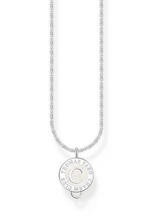 Thomas Sabo Charm Club Charmista white Charmista Coin silver necklace X2091-007-21-L45V