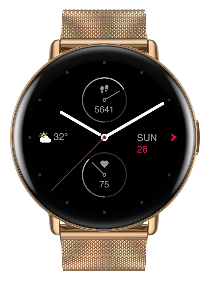 Zepp E Circle Champagne Gold Special Edition smart watch - watchesonline.com Zepp E Circle Champagne Gold Special Edition smart watch - watchesonline.com