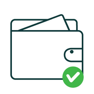 Wallet and Card holder icon